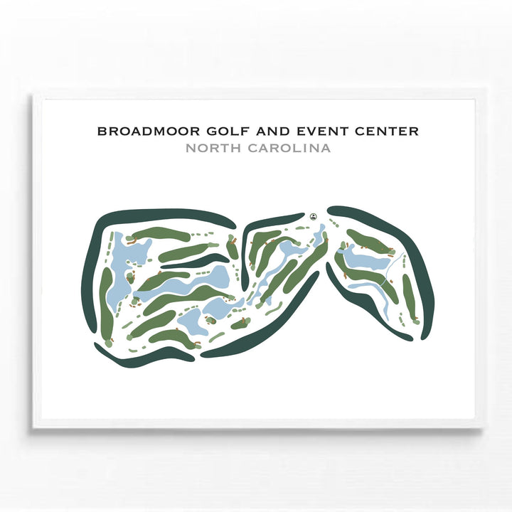 Broadmoor Golf and Event Center, North Carolina - Printed Golf Courses