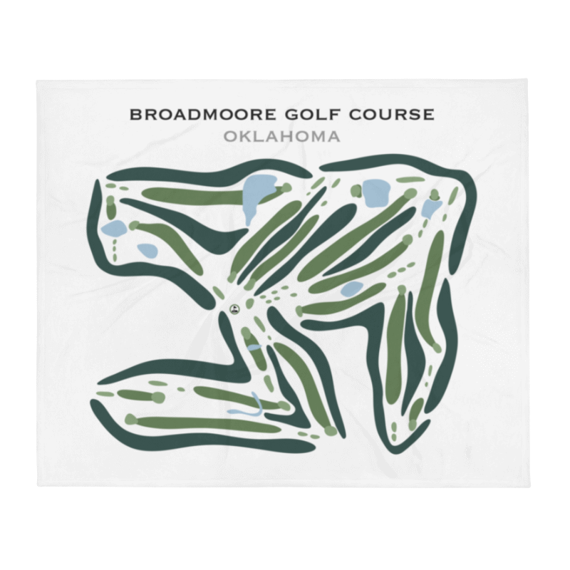 Broadmoore Golf Course, Oklahoma - Printed Golf Courses