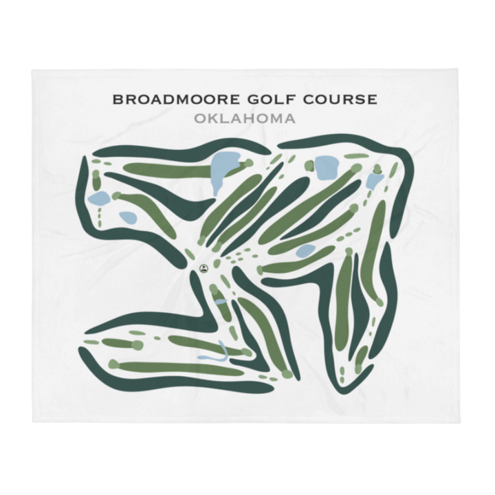 Broadmoore Golf Course, Oklahoma - Printed Golf Courses