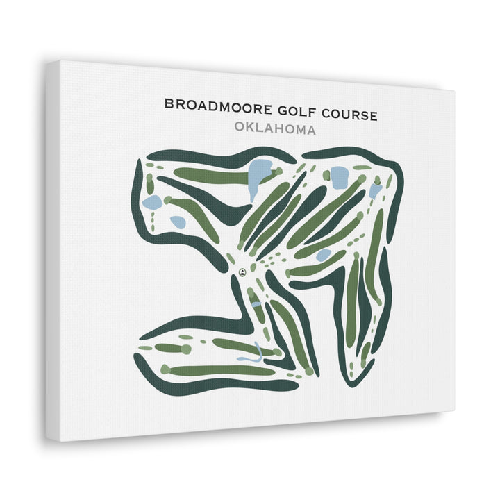 Broadmoore Golf Course, Oklahoma - Printed Golf Courses