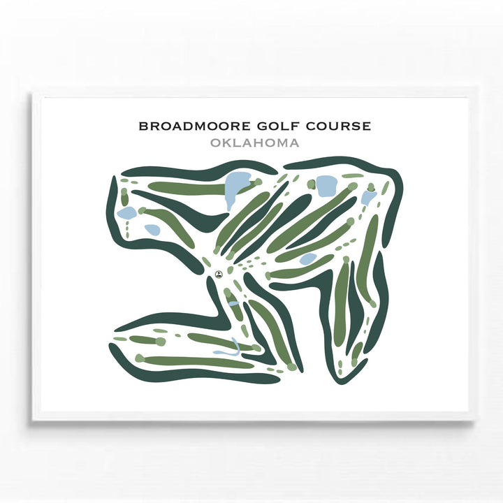 Broadmoore Golf Course, Oklahoma - Printed Golf Courses