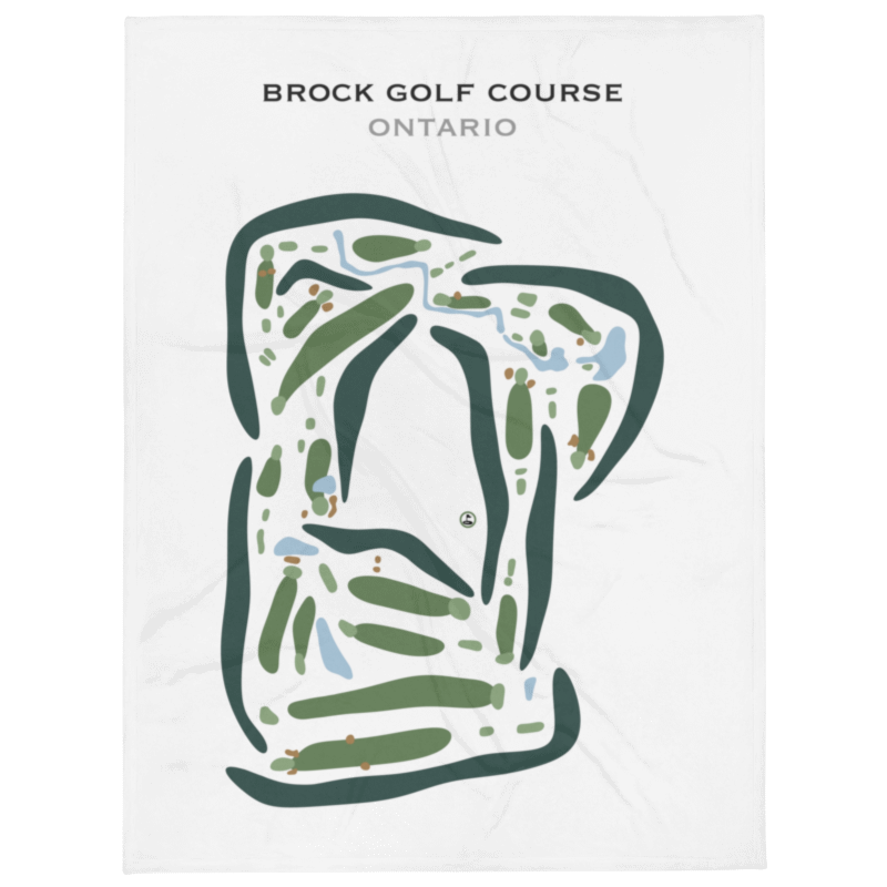 Brock Golf Course, Ontario, Canada - Printed Golf Courses