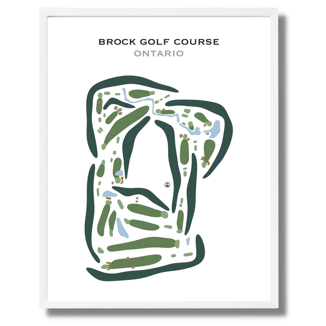 Brock Golf Course, Ontario, Canada - Printed Golf Courses