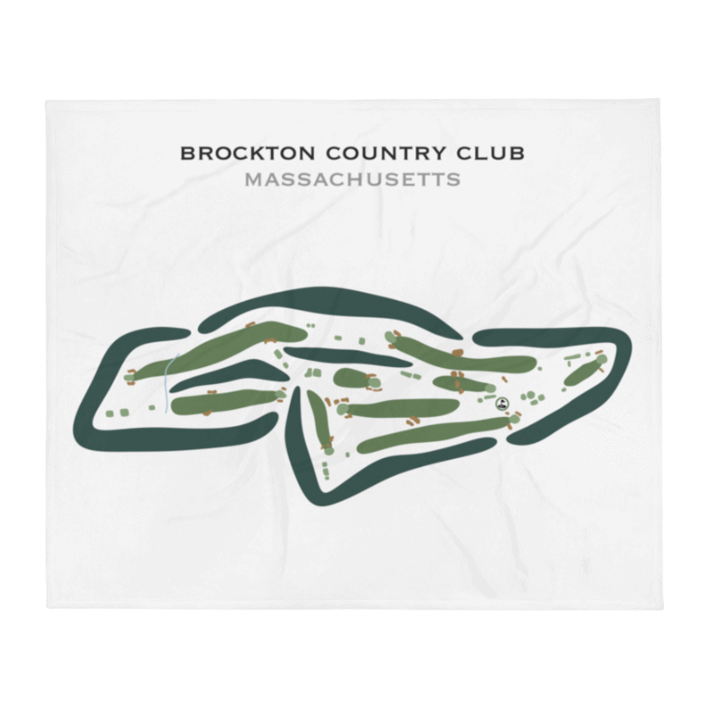 Brockton Country Club, Massachusetts - Printed Golf Courses