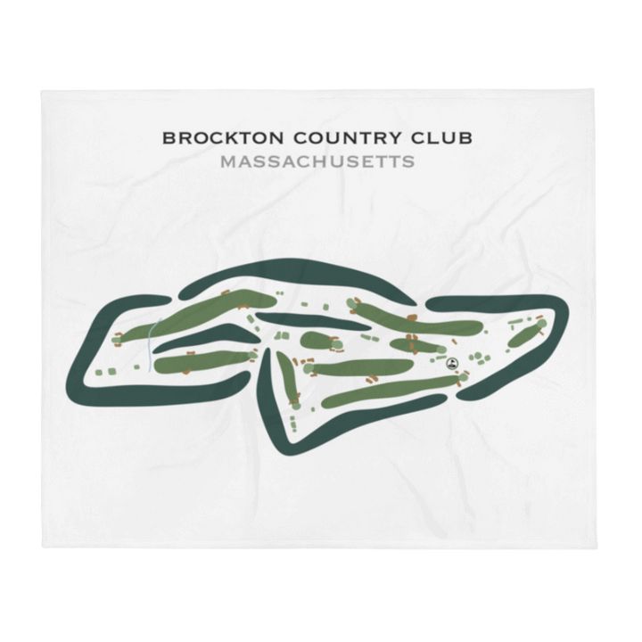 Brockton Country Club, Massachusetts - Printed Golf Courses