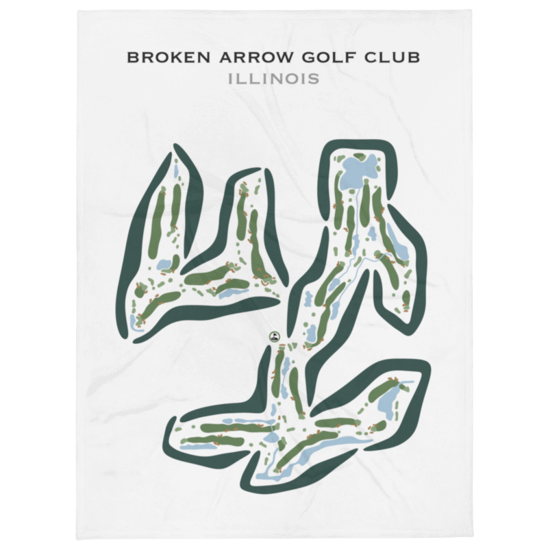 Broken Arrow Golf Club, Illinois - Printed Golf Courses