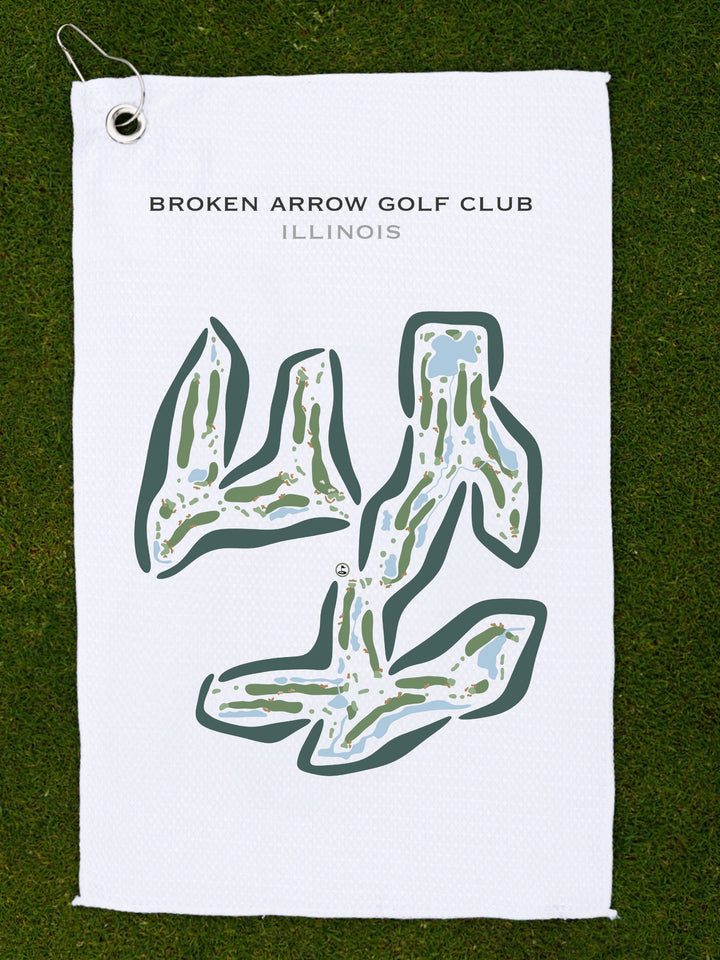 Broken Arrow Golf Club, Illinois - Printed Golf Courses