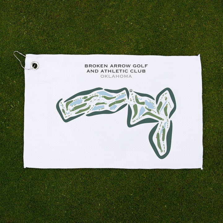 Broken Arrow Golf and Athletic Club, Oklahoma - Printed Golf Courses