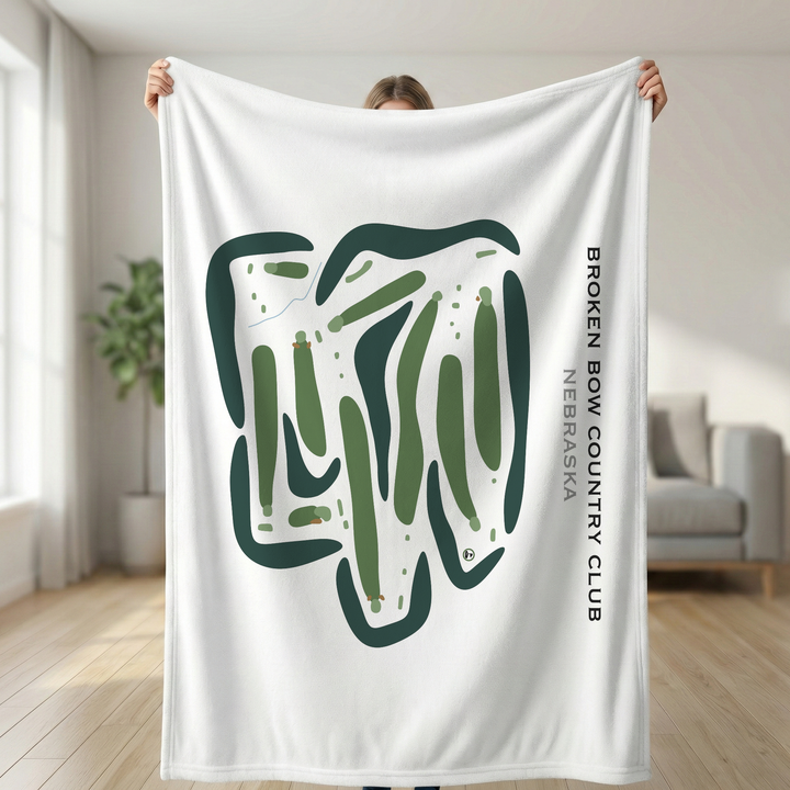 Broken Bow Country Club, Nebraska - Printed Golf Courses