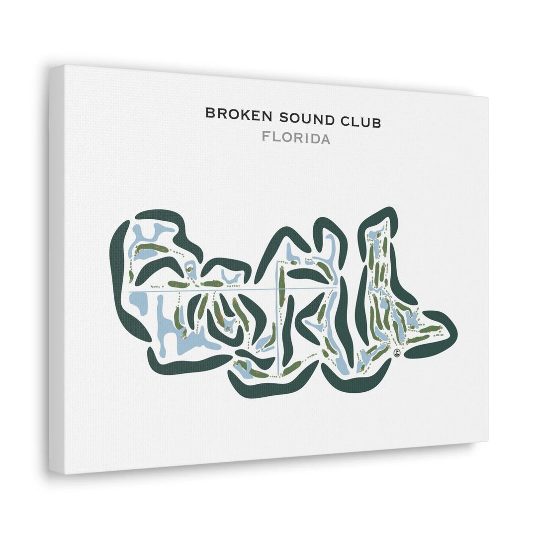 Broken Sound Club, Florida - Printed Golf Courses
