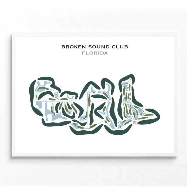 Broken Sound Club, Florida - Printed Golf Courses