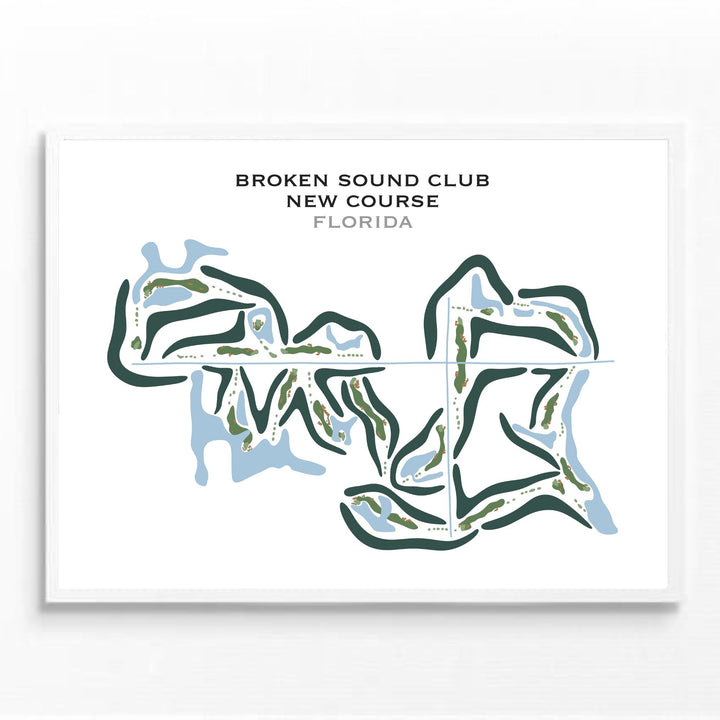 Broken Sound Club, Florida - Printed Golf Courses
