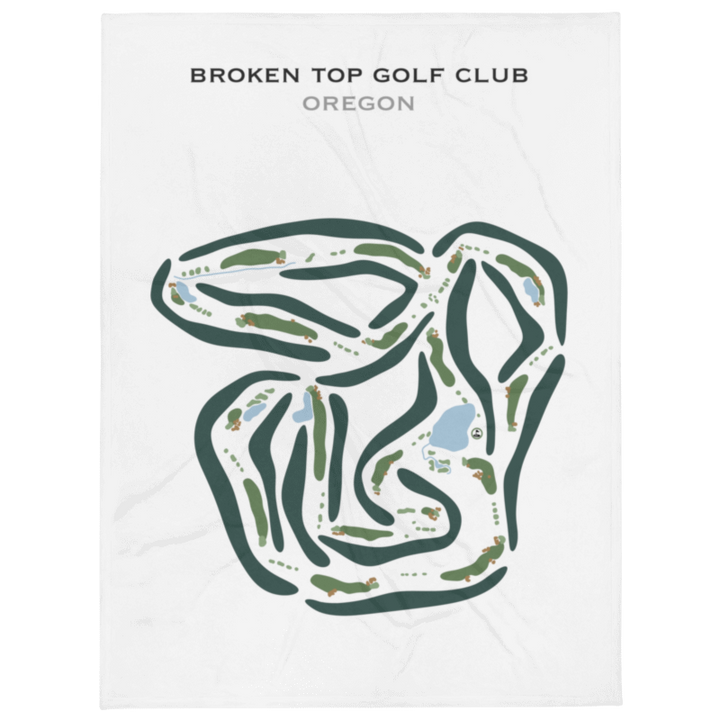 Broken Top Golf Club, Oregon - Printed Golf Courses