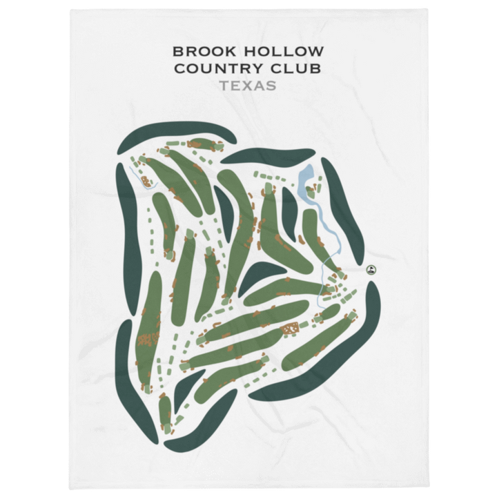 Brook Hollow Golf Club, Texas - Printed Golf Courses