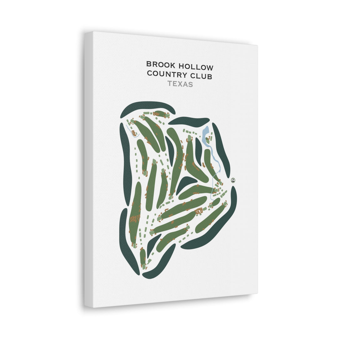 Brook Hollow Golf Club, Texas - Printed Golf Courses