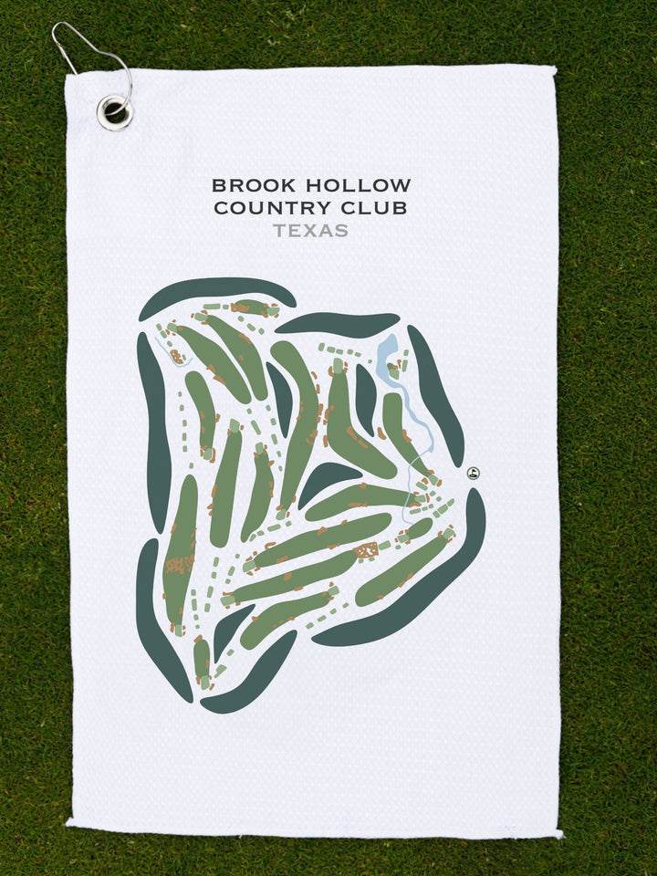 Brook Hollow Golf Club, Texas - Printed Golf Courses