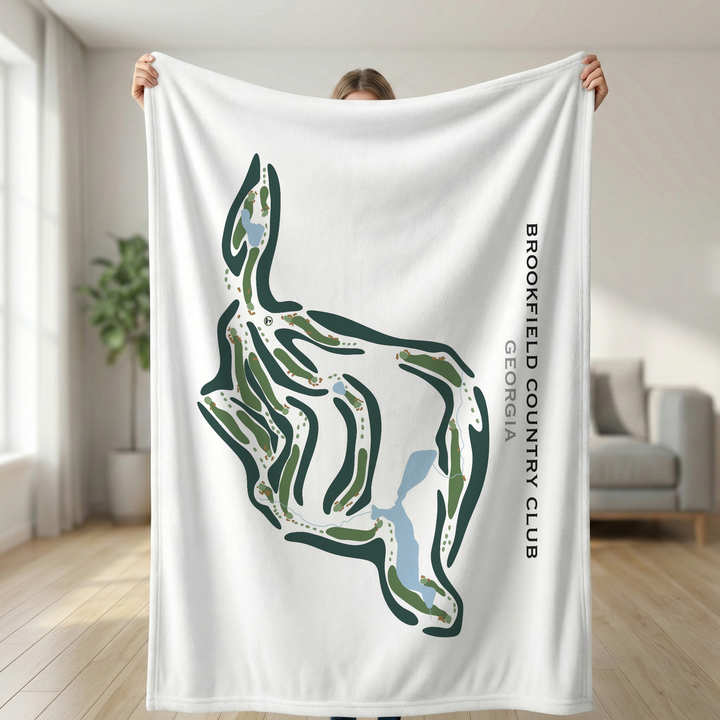 Brookfield Country Club, Georgia - Printed Golf Courses