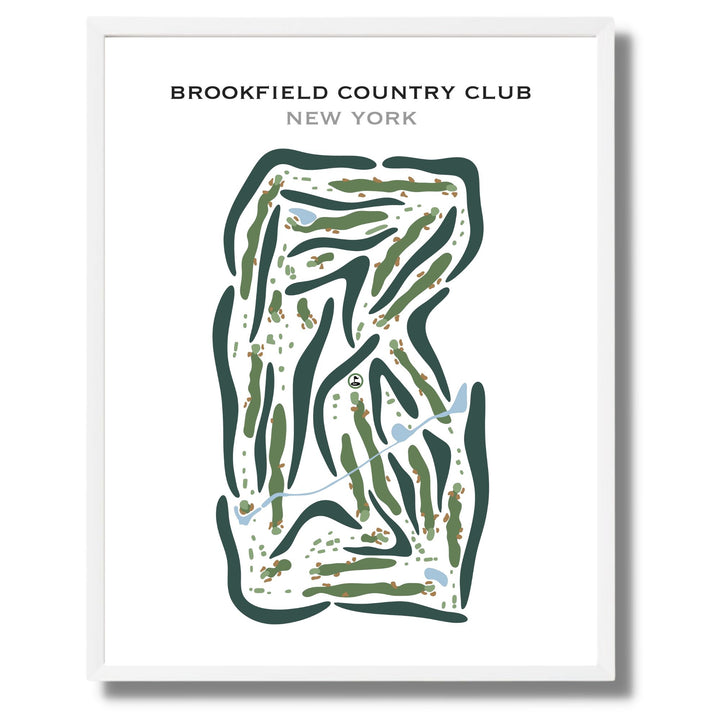 Brookfield Country Club, New York - Printed Golf Courses