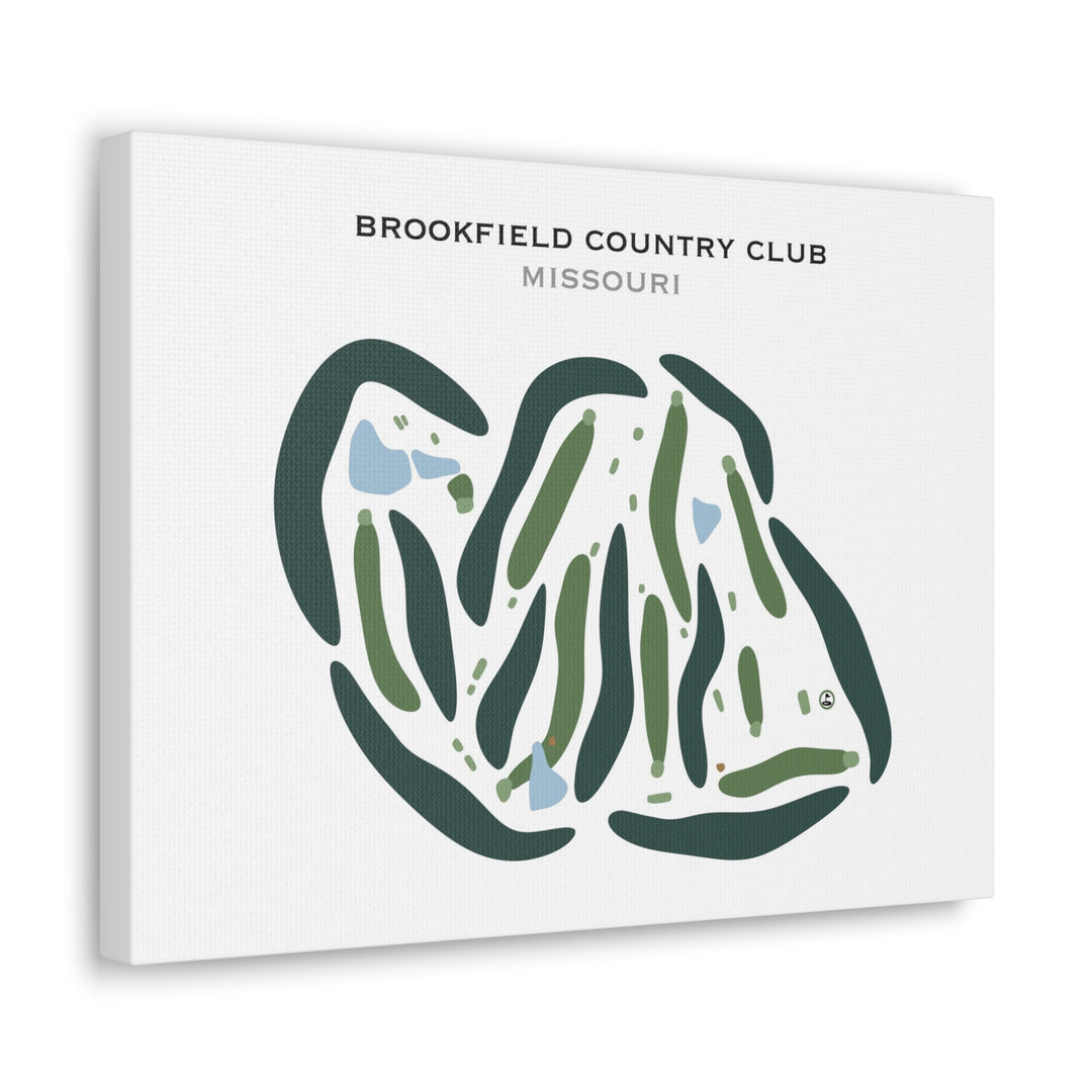 Brookfield Country Club, Missouri - Printed Golf Courses