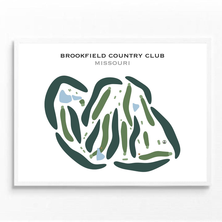 Brookfield Country Club, Missouri - Printed Golf Courses