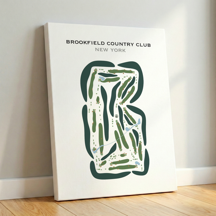 Brookfield Country Club, New York - Printed Golf Courses