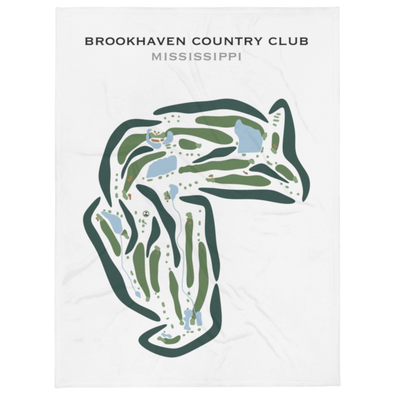 Brookhaven Country Club, Mississippi - Printed Golf Courses