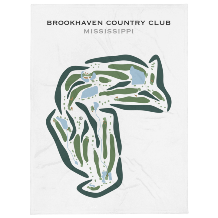 Brookhaven Country Club, Mississippi - Printed Golf Courses