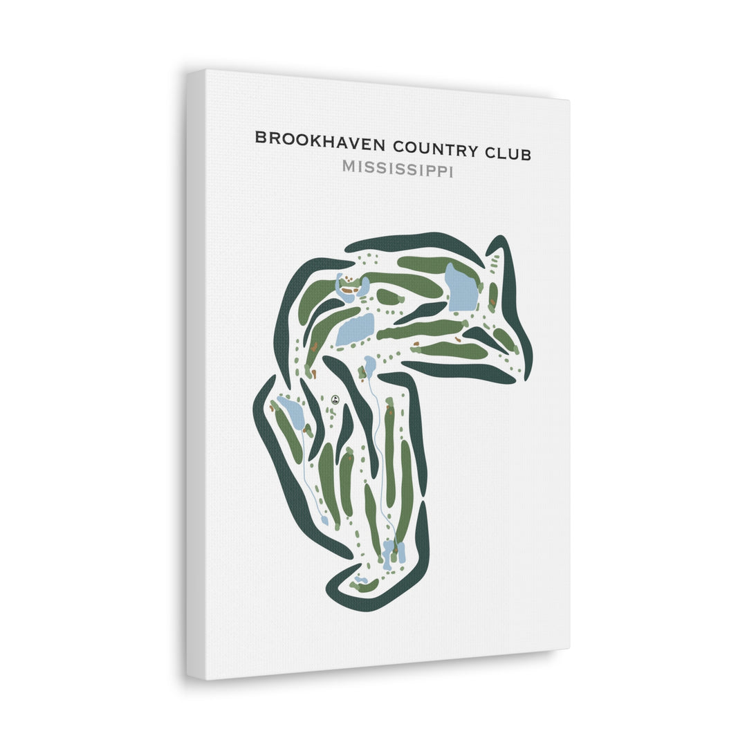 Brookhaven Country Club, Mississippi - Printed Golf Courses