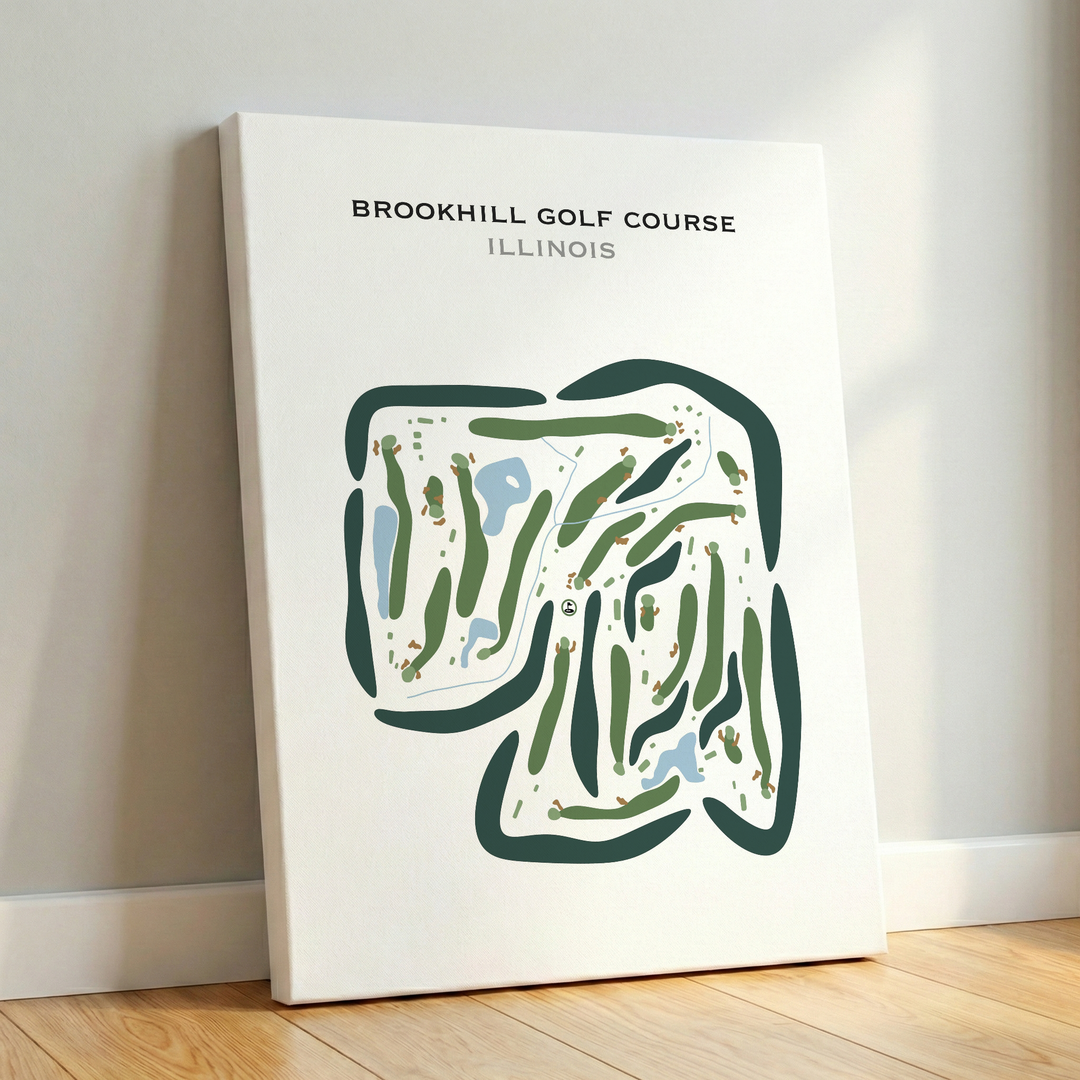 Brookhill Golf Course, Illinois - Printed Golf Courses