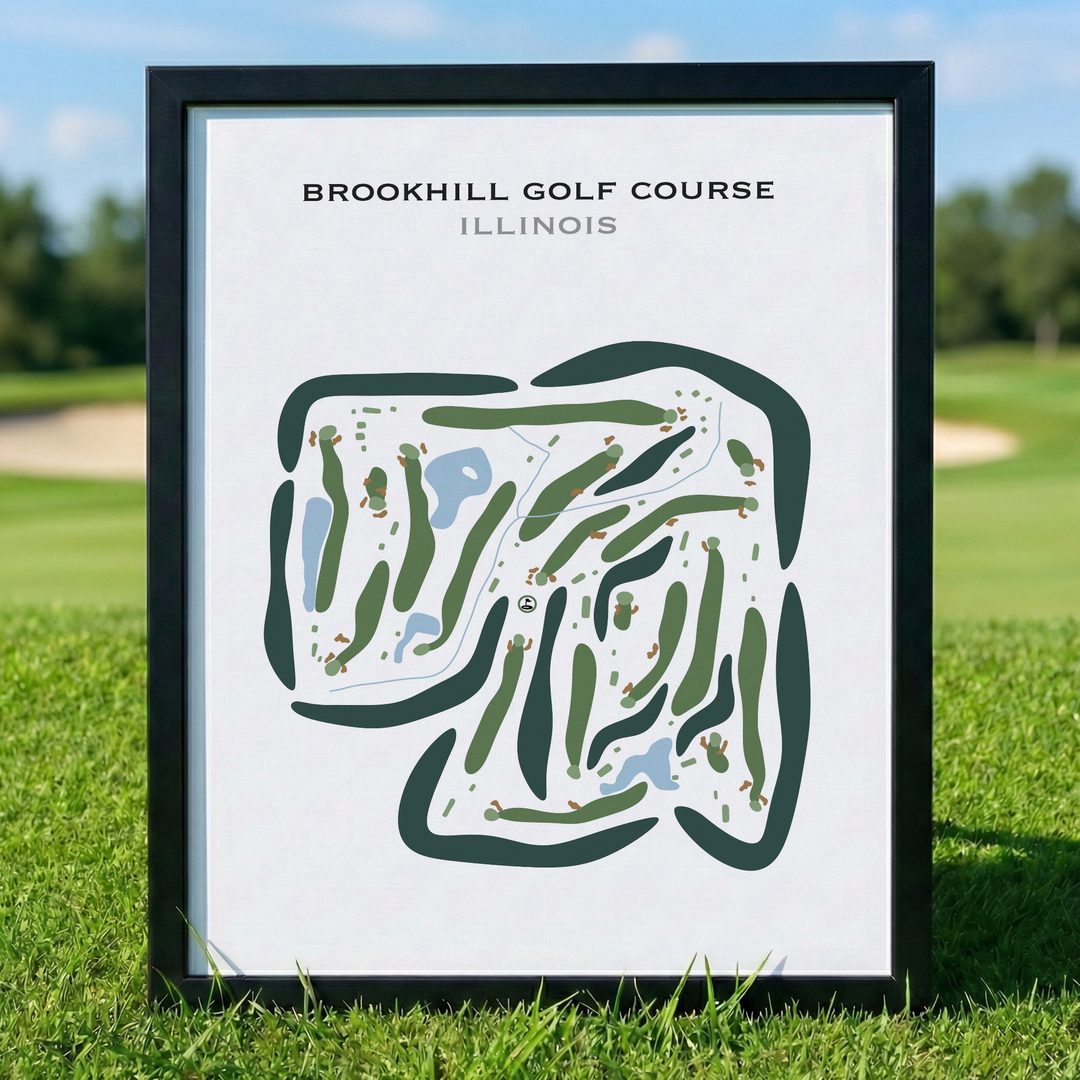 Brookhill Golf Course, Illinois - Printed Golf Courses