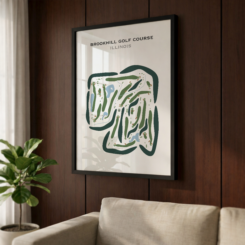 Brookhill Golf Course, Illinois - Printed Golf Courses
