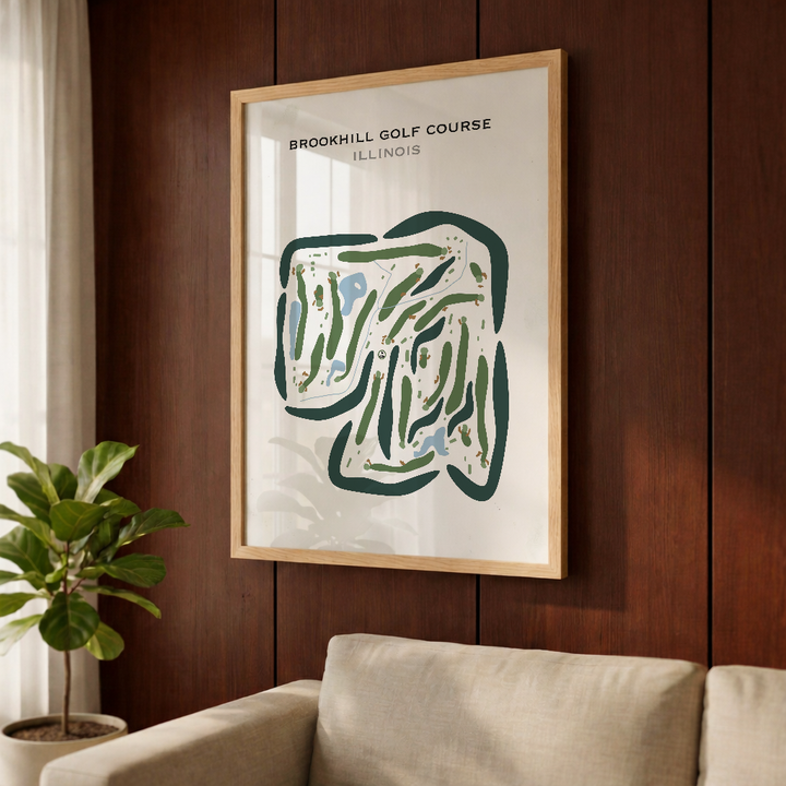 Brookhill Golf Course, Illinois - Printed Golf Courses