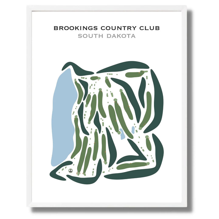 Brookings Country Club, South Dakota - Printed Golf Courses