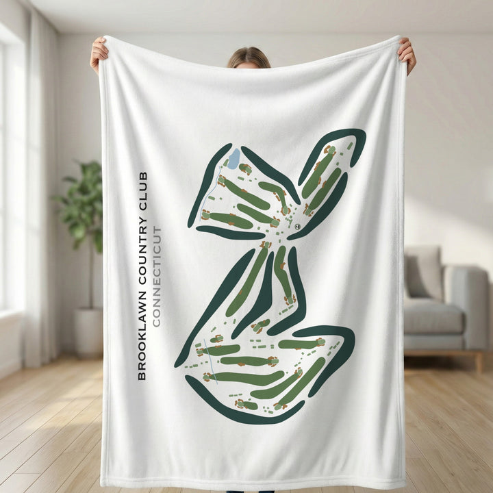 Brooklawn Country Club, Connecticut - Printed Golf Courses