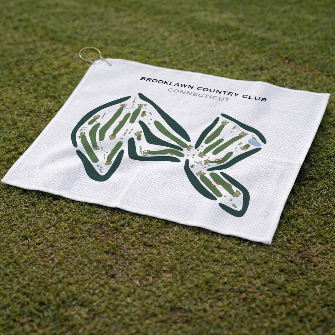 Brooklawn Country Club, Connecticut - Printed Golf Courses
