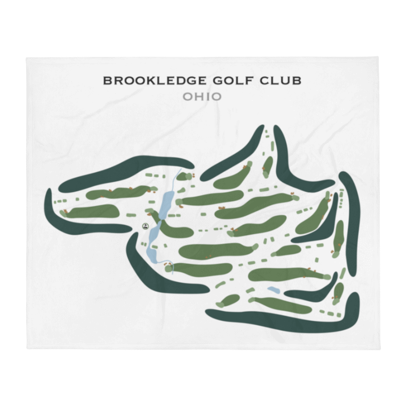 Brookledge Golf Club, Ohio - Printed Golf Courses