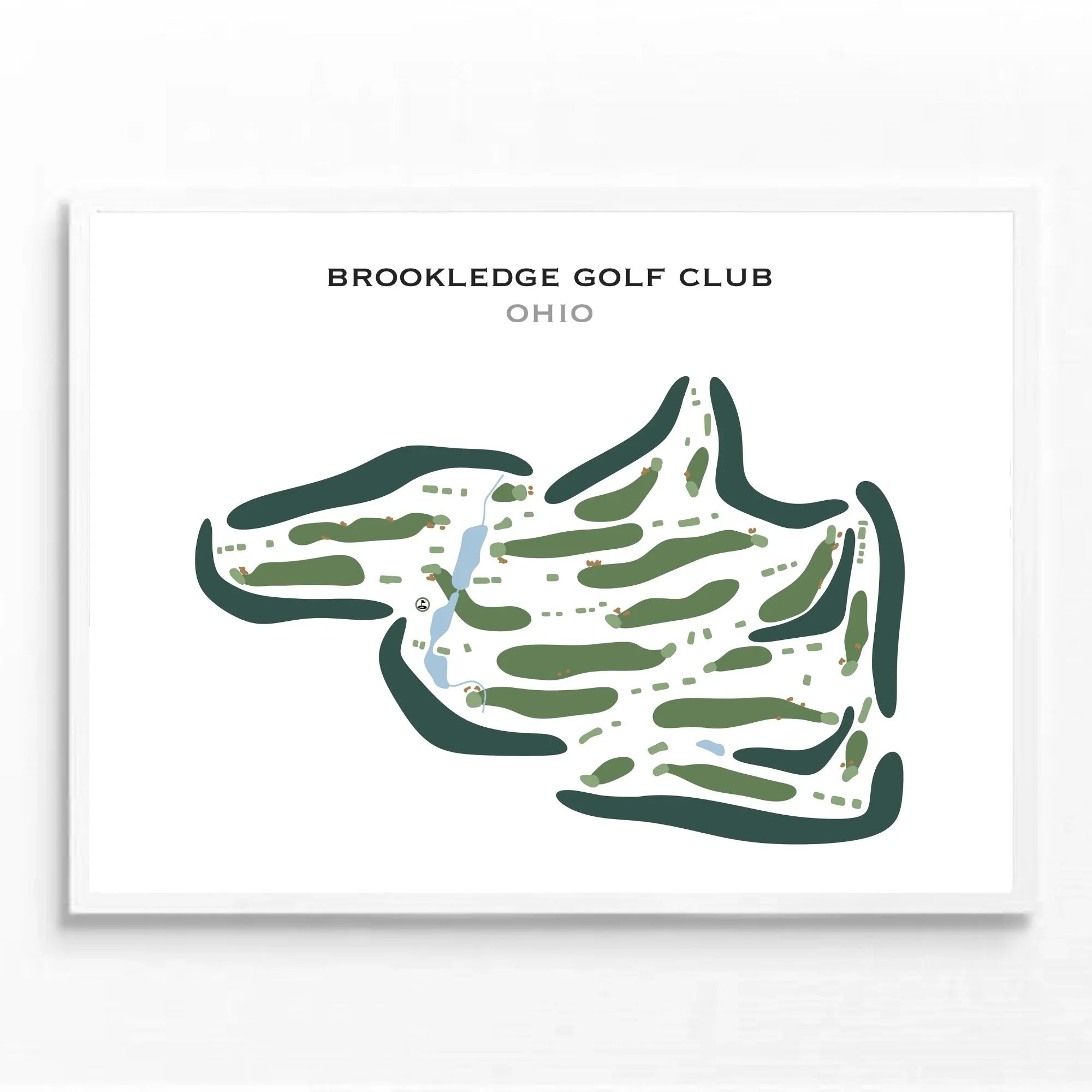 Buy the best printed golf course Brookledge Golf Club, Ohio