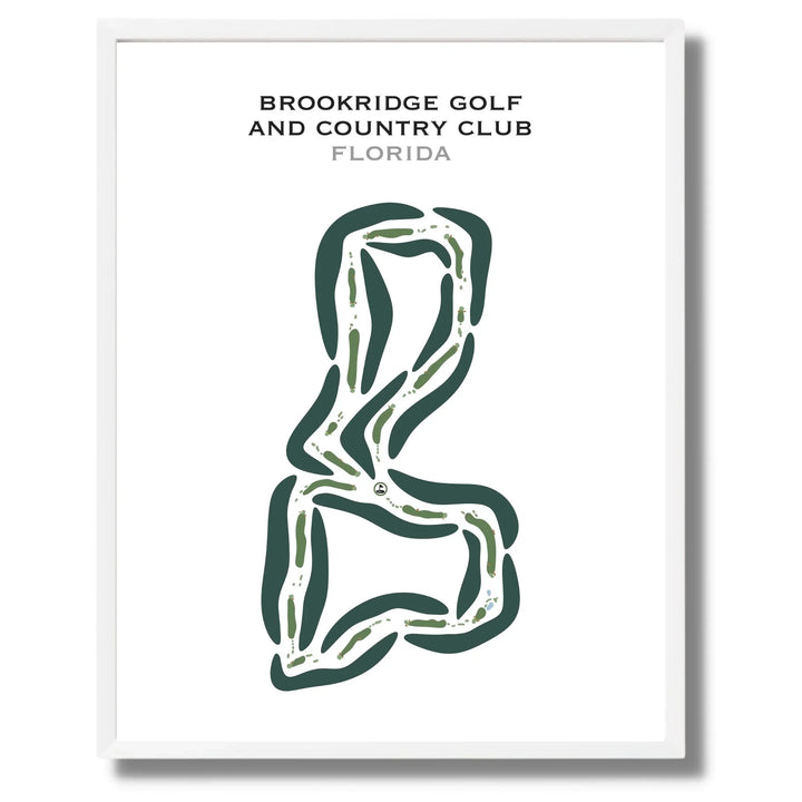 Brookridge Golf & Country Club, Florida - Printed Golf Courses