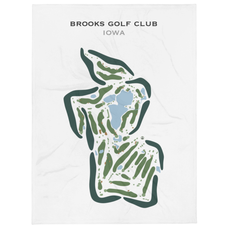 Brooks Golf Club, Iowa - Printed Golf Courses