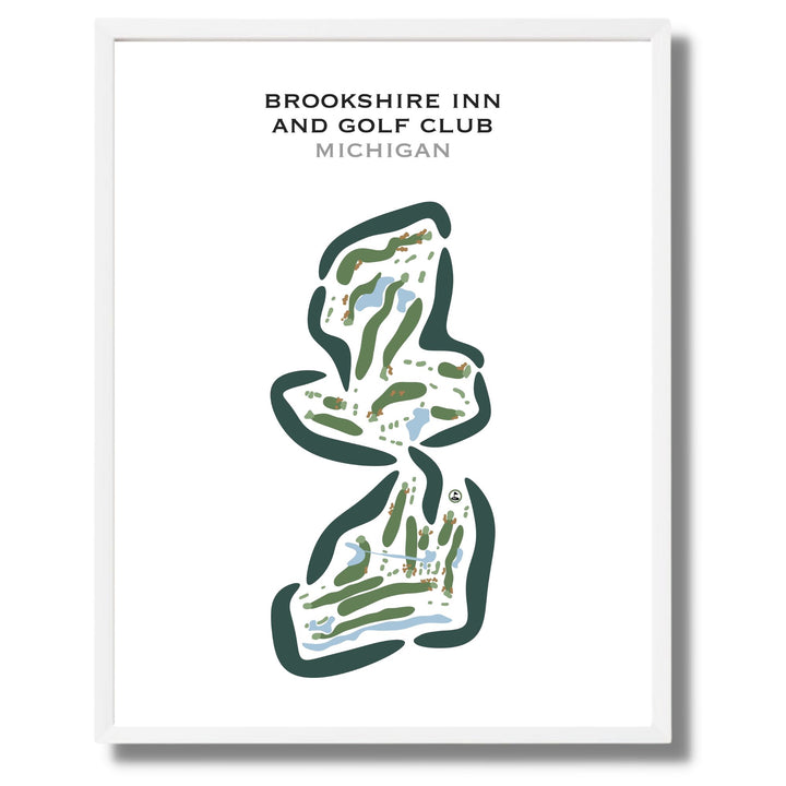 Brookshire Inn & Golf Club, Michigan - Printed Golf Courses
