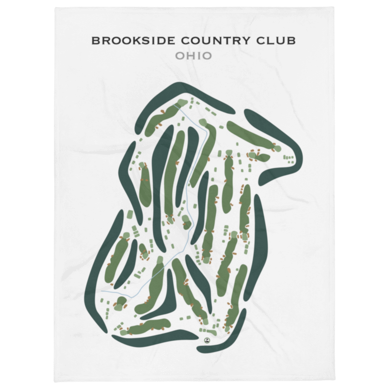 Brookside Country Club, Ohio - Printed Golf Courses