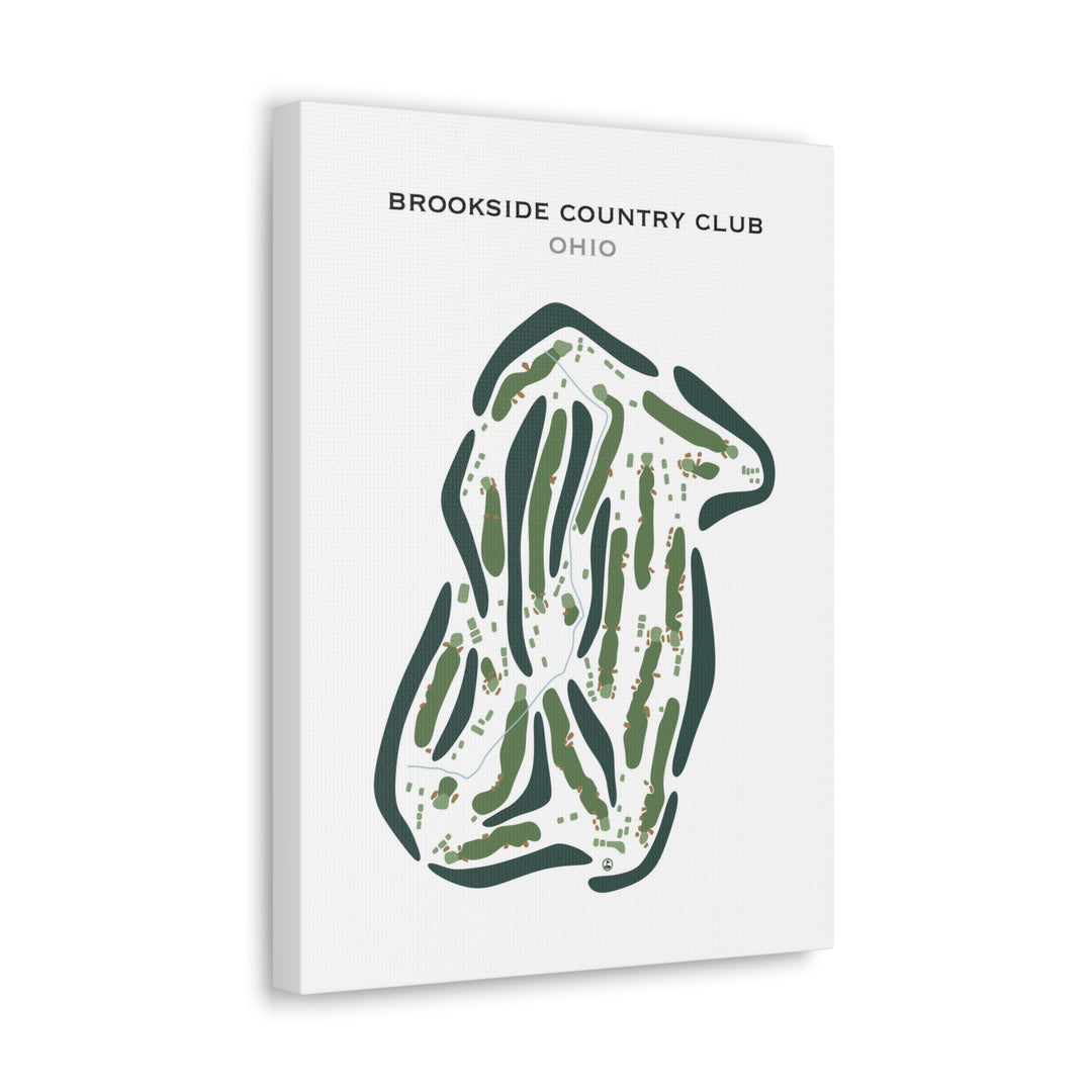 Brookside Country Club, Ohio - Printed Golf Courses