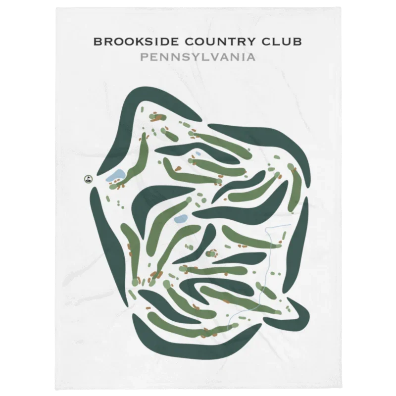 Brookside Country Club, Pennsylvania - Printed Golf Courses