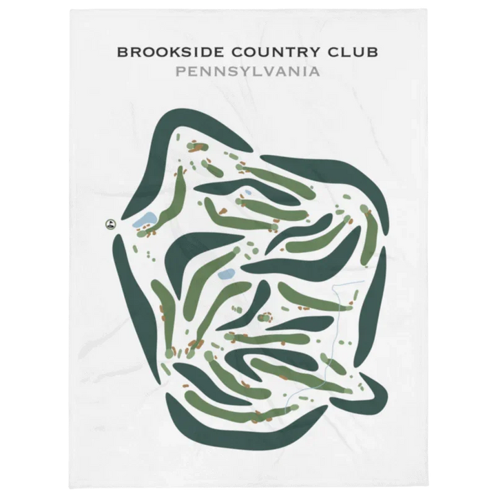 Brookside Country Club, Pennsylvania - Printed Golf Courses