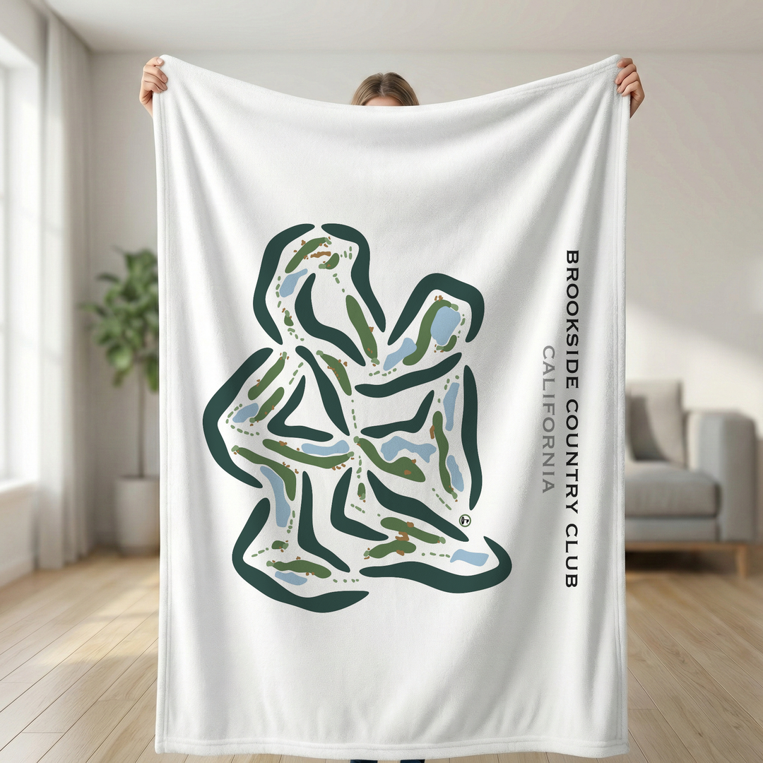 Brookside Country Club, California - Printed Golf Course