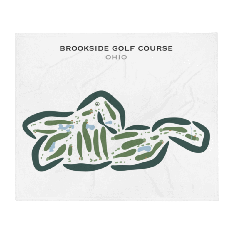 Brookside Golf Course, Ohio - Printed Golf Courses