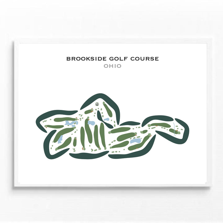 Brookside Golf Course, Ohio - Printed Golf Courses