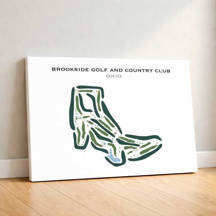 Brookside Golf & Country Club, Ohio - Printed Golf Courses