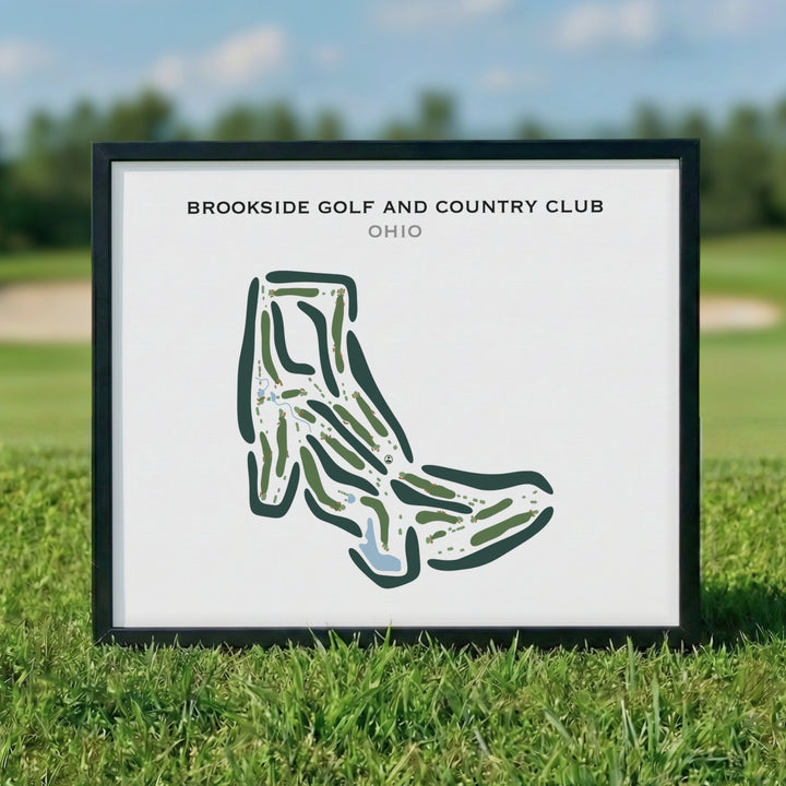 Brookside Golf & Country Club, Ohio - Printed Golf Courses