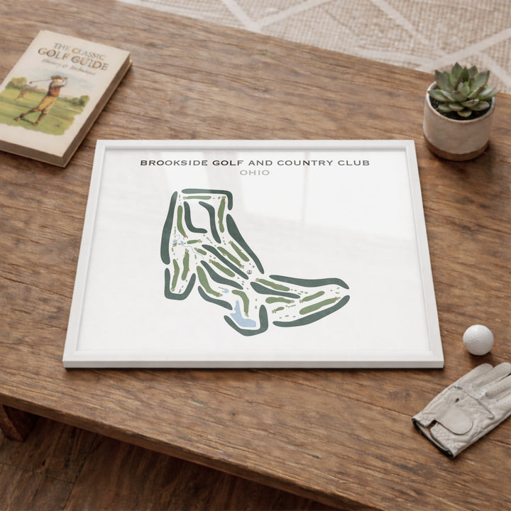 Brookside Golf & Country Club, Ohio - Printed Golf Courses